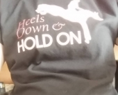 Donna B. (ME) Heels Down & Hold On