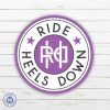 Ride Heels Down magnet