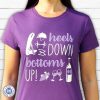 Heels Down Bottoms Up equestrian t-shirt