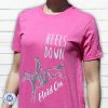 Heels Down Hold On eventing t-shirt