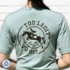 Too Legit To Sit hunter jumper t-shirt