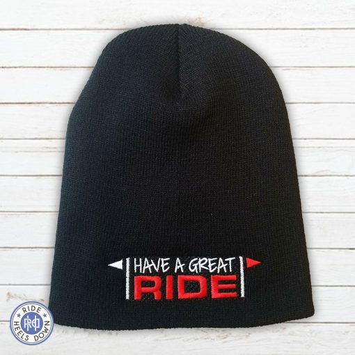 Have A Great Ride winter beanie hat