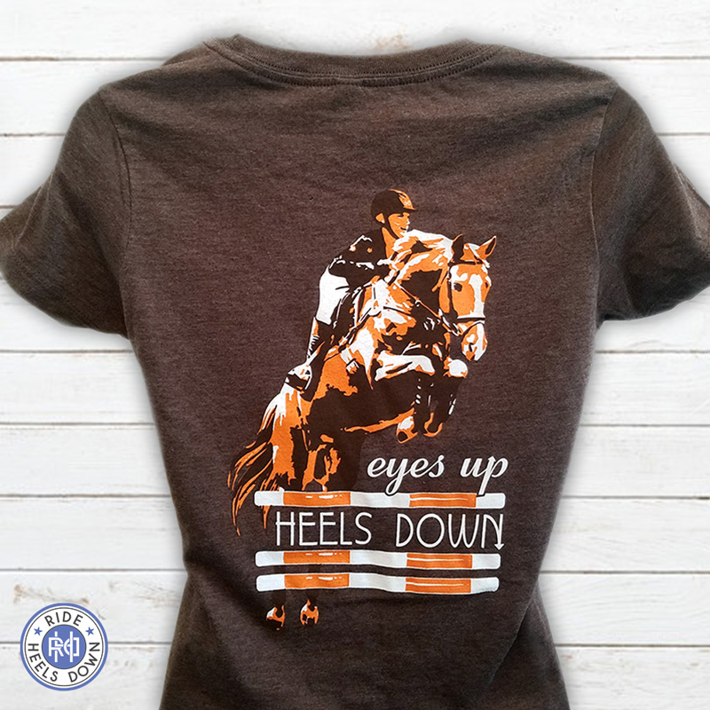 ***HEELS DOWN CLOTHING***PERSONALISED COOLDRI POLO..YOUR NAME AND HORSES NAME