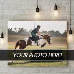 custom equestrian canvas prints