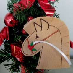 Cute horse Christmas tree ornaments