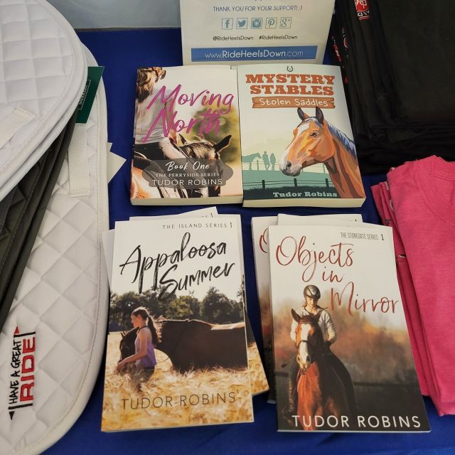 SO honored to have some favorites from @tudor_robins available in the #RideHeelsDown booth this week at the #LRK3DE! Grab a copy for you and a friend! 📕 📖 📚
#horsebackriding #horsesofinstagram #horses #horse #barnlife #riding #eventing #dressage #jumper #horseshow #heelsdown #equitation #xc #crosscountry #haveagreatride #eventer #usea #3phase #3ways3days #ushja #usdf #usef
