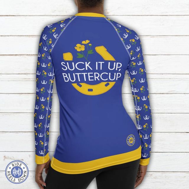 Summer riding just got a LOT more fun! Our new Suck it Up Buttercup sun shirt offers UPF 50+ sun protection and will look great while you're out for a gallop! 🌻
#RideHeelsDown #horsebackriding #horsesofinstagram #horses #horse #barnlife #riding #eventing #dressage #jumper #horseshow #heelsdown #equitation #xc #crosscountry #haveagreatride #eventer #usea #3phase #3ways3days #ushja #usdf #usef