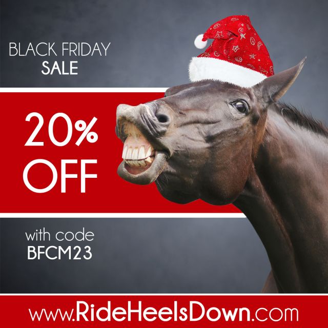🖤🎁 Black Friday starts NOW and you can save 20% off in-stock items at RideHeelsDown.com with code BFCM23! Don't miss out on our biggest sale of the season! 🛍️
