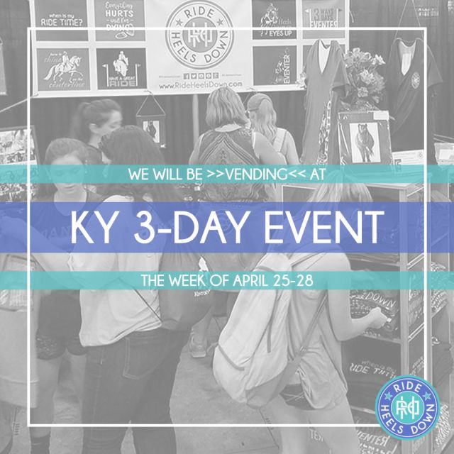 2 more weeks!! Will you be at the Kentucky 3-Day Event this year? Visit #RideHeelsDown in the center of the indoor arena for the best eventing-inspired apparel and more 🥰
#horsebackriding #horsesofinstagram #horses #horse #barnlife #riding #eventing #dressage #jumper #horseshow #heelsdown #equitation #xc #crosscountry #haveagreatride #eventer #usea #3phase #3ways3days #ushja #usdf #usef