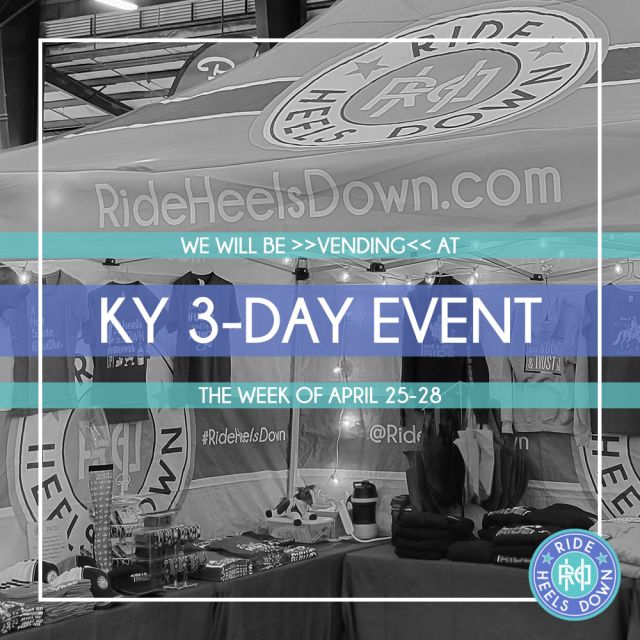 🤩 FACT: the #RideHeelsDown booth at the Kentucky 3-Day Event will be your new happy place. Come visit us in just 3 weeks!
#horsebackriding #horsesofinstagram #horses #horse #barnlife #riding #eventing #dressage #jumper #horseshow #heelsdown #equitation #xc #crosscountry #haveagreatride #eventer #usea #3phase #3ways3days #ushja #usdf #usef