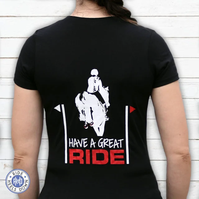 SAVE on our iconic, classic "Great Ride" tee with code RHDHH24!
#RideHeelsDown #horsebackriding #horsesofinstagram #horses #horse #barnlife #riding #eventing #dressage #jumper #horseshow #heelsdown #equitation #xc #crosscountry #haveagreatride #eventer #usea #3phase #3ways3days #ushja #usdf #usef