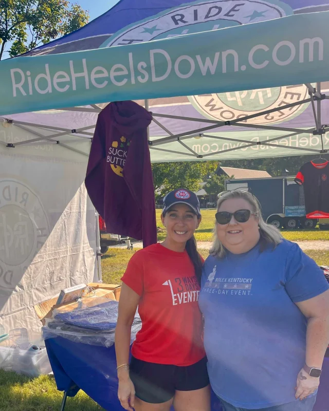 Okay okay, I lied - this won't be my last event... for two reasons:
1. I still have too much inventory left over 🥴
2. More importantly:  I had SO MUCH FUN seeing my eventing family and spending time with some truly amazing friends. 🥰 
🫶 THANK YOU to @eclyrides for convincing me to come hang out for the weekend (and for a super fun dinner, letting me ride one of her sweet mares at @fireflyfarmridinglessons, giving me a place to crash, helping setup/teardown the booth, and for just being a pretty dang amazing human in general - Josh, too), to Casie Yeager for taking the time to come all the way to Chatt Hills just for hellos and hugs (and some goodies for Cami!), and to Rebecca Bowman for making it all possible. It was great to see so many other friends like the Shu family (Catherine, Susan, Ray), Lacey Halstead, Joanne Moorse, Reagan Braswell, and a million others I'm sure I forgot because I'm flat-out exhausted. I appreciate y'all more than you'll ever know. 🫶